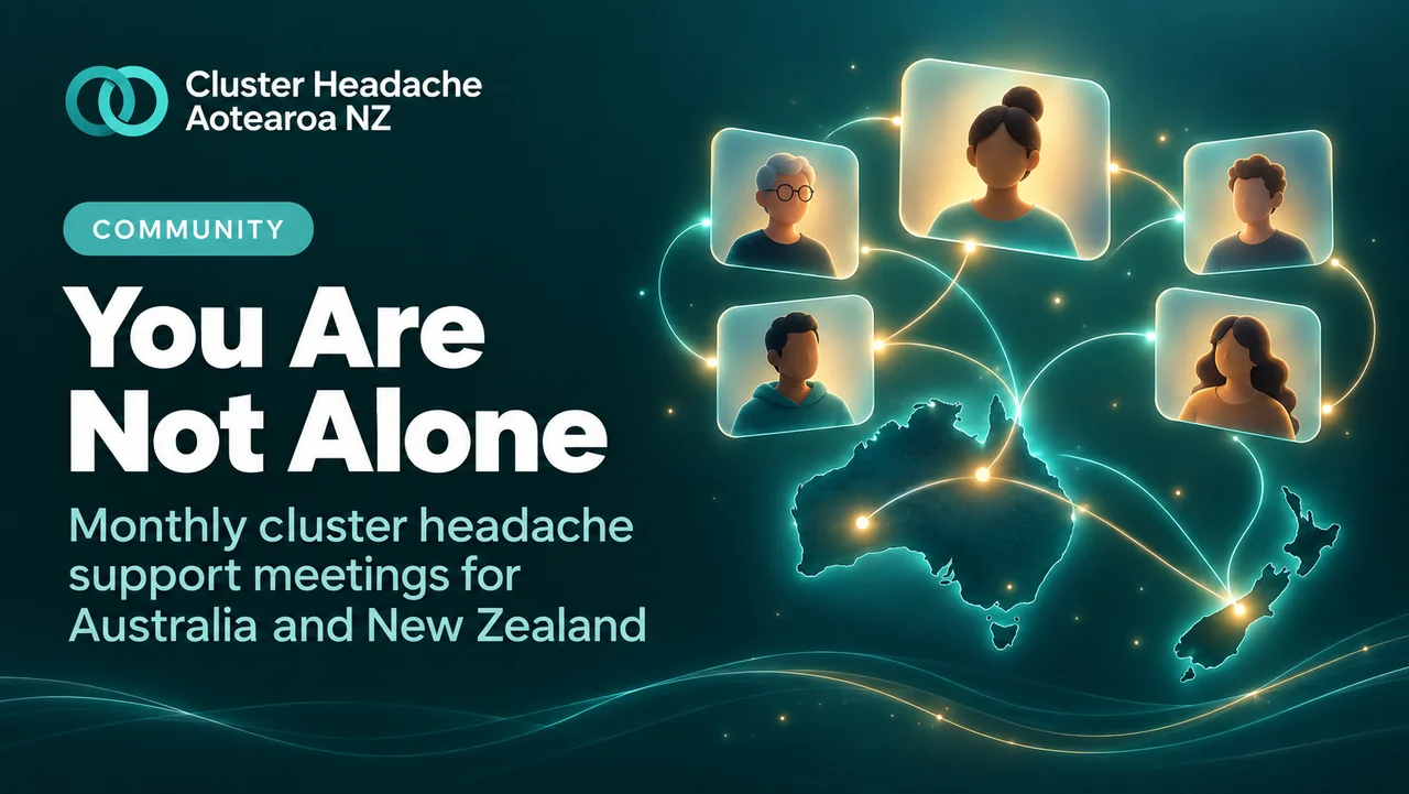 You Are Not Alone: monthly cluster headache support meetings article feature image